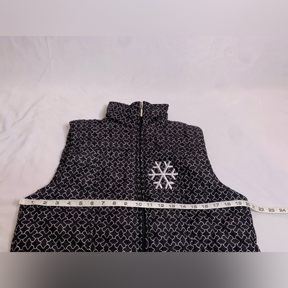 Snowman puffer full zip vest size large ugly Christmas vest holiday embroidery - Picture 8 of 9